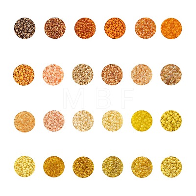 480g 24 Colors 12/0 Glass Round Seed Beads SEED-CJ0001-11-1