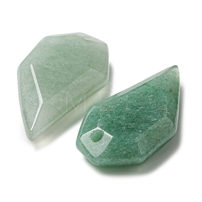 Natural Green Aventurine Pendants G-G052-A03-1