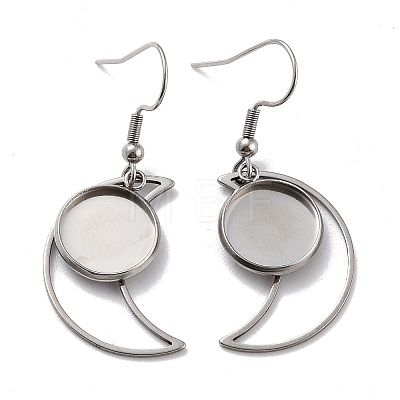 Tarnish Resistant 201 Stainless Steel Earring Hooks LS-STAS-Z036-05P-1