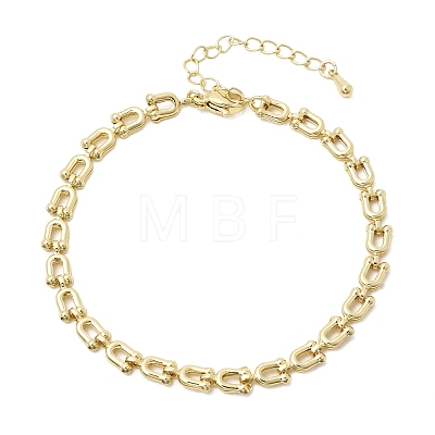 Brass Link Chain Bracelest for Women BJEW-K298-06G-1