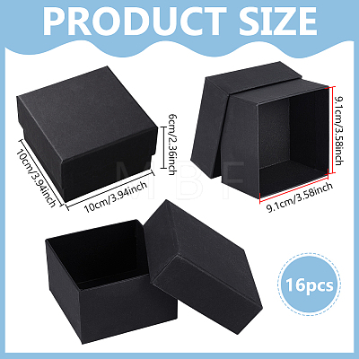 Paper Cardboard Wallet Storage Boxes CON-WH0107-66A-1