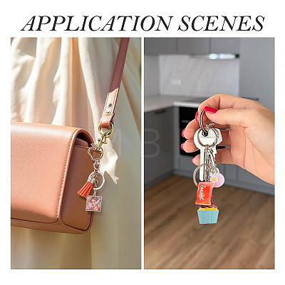 10Pcs Alloy Keychains KEYC-TA0004-76-1