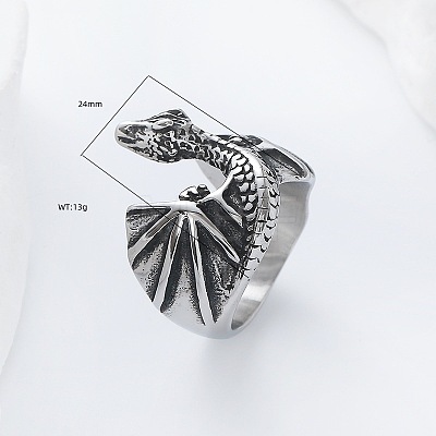 304 Stainless Steel Finger Rings for Men UP9646-1-1