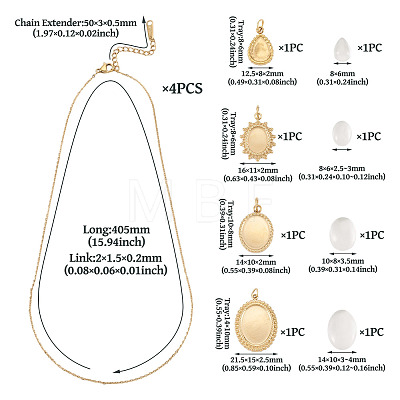 DIY Necklace Makings DIY-TA0015-92-1