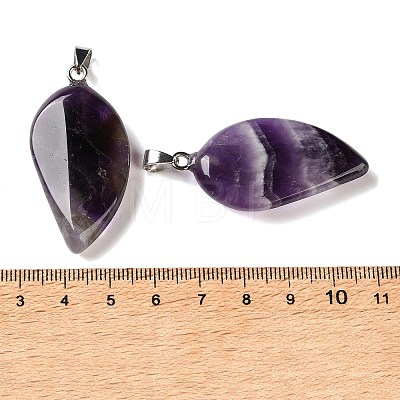 Natural Banded Amethyst Pendants GG-CBACB71-05P-16-1