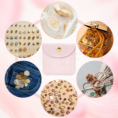 12Pcs Velvet Jewelry Storage Bags with Snap Button for Earrings Rings Bracelets ABAG-UN0001-17A-1