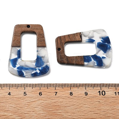 Resin and Walnut Pendants FIND-R051-02C-1