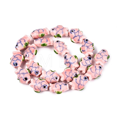 Handmade Porcelain Beads PORC-Q007-09F-1