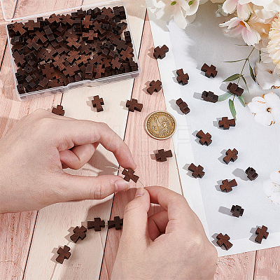 120Pcs Natural Wooden Beads WOOD-UN0001-10-1