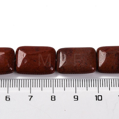 Natural Red Rainbow Jasper Beads Strands G-T047-B19-01-1