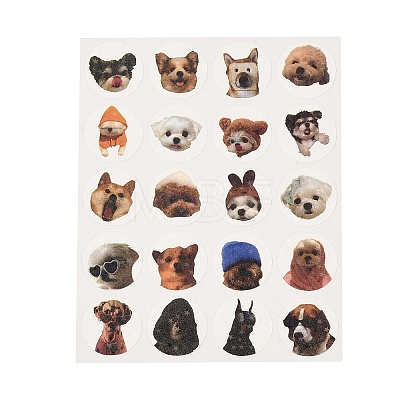 Dog Pattern Cartoon Stickers DIY-M070-04B-1