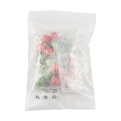 20Pcs 2 Colors Handmade Porcelain Beads PORC-FS0001-58-1