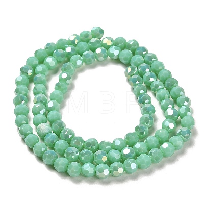 Opaque Glass Beads Stands X-EGLA-A035-P6mm-B14-1