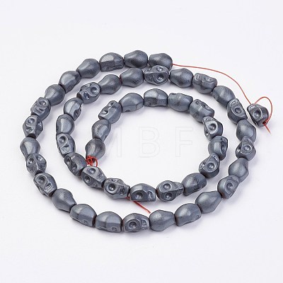 Non-magnetic Synthetic Hematite Beads Strands G-F396-16-6x8mm-1