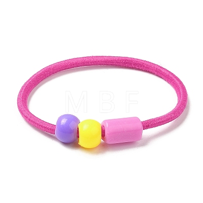 Colorful Nylon Elastic Hair Ties for Girls Kids MRMJ-P017-01C-1