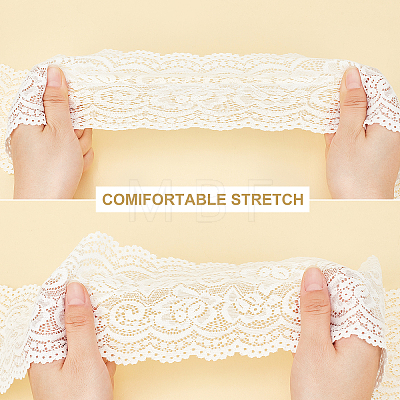 Elastic Lace Embroidery Costume Accessories DIY-WH0185-07A-1