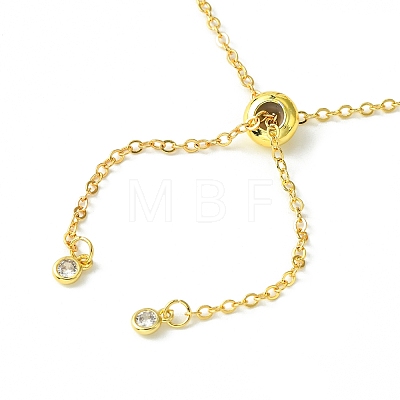 3Pcs 3 Style Brass Slider Cable Chain Bracelets BJEW-TA00413-1