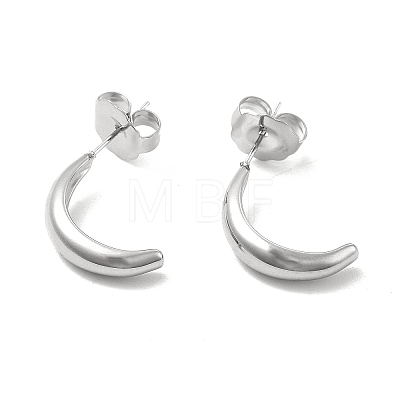 304 Stainless Steel Stud Earing for Women Men STAS-P319-34P-1