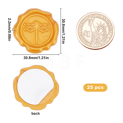 Adhesive Wax Seal Stickers DIY-WH0201-01C-1