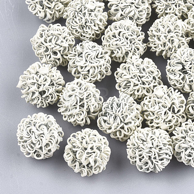 Spray Painted Eco-Friendly Iron Wire Beads IFIN-T009-09-1