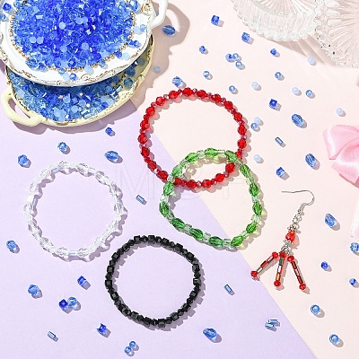 8 Strands 8 Styles Glass Bead Strands GLAA-YW0004-44A-1