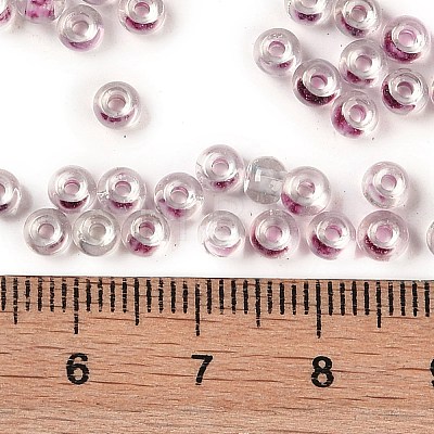 Transparent Inside Colours Glass Seed Beads X1-SEED-A032-04N-1