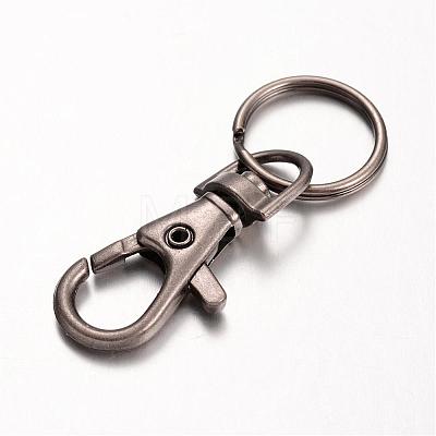Alloy Keychain Clasp Findings KEYC-M018-03AS-1