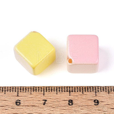 Opaque Acrylic Beads SACR-T020-01M-1