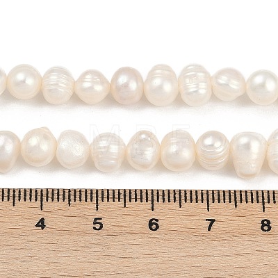 Natural Cultured Freshwater Pearl Beads Strands PEAR-I007-07Y-09A-1