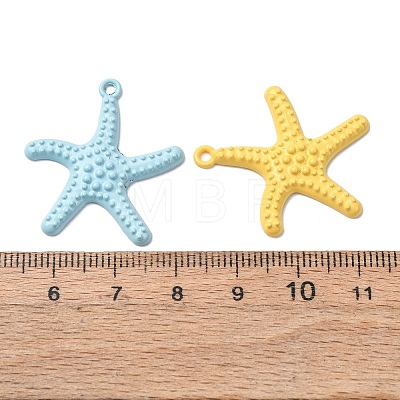 Spray Paint Alloy Pendants FIND-H060-01F-1