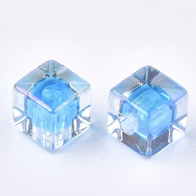 Transparent Acrylic Beads X-TACR-S148-08C-1