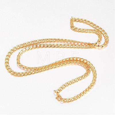 304 Stainless Steel Necklaces NJEW-D275-M-1