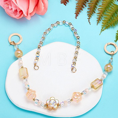 1Pc Acrylic Beaded Mobile Straps AJEW-SZ0002-82B-1