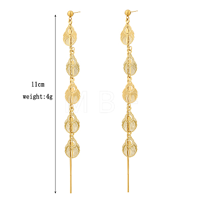 Bohemian Style Vacation Earrings with Tassel Pendant for Women ZW9345-1-1