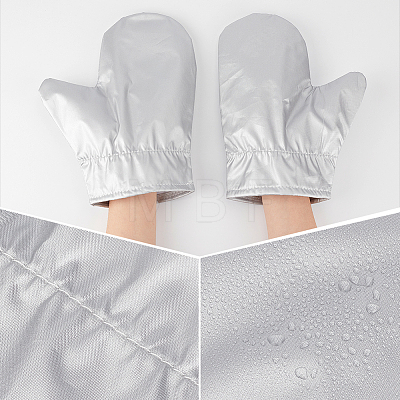 2 Pairs Polyester Microwave Oven Protective Gloves AJEW-CY0002-88-1