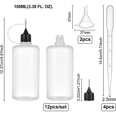 Plastic Glue Bottles AJEW-BC0001-44A-1