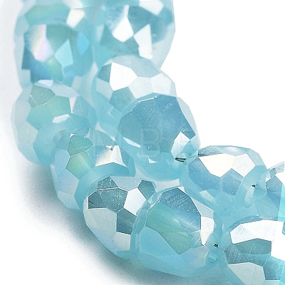 Electroplate Glass Beads Strands EGLA-D030-J4mm-B04-1