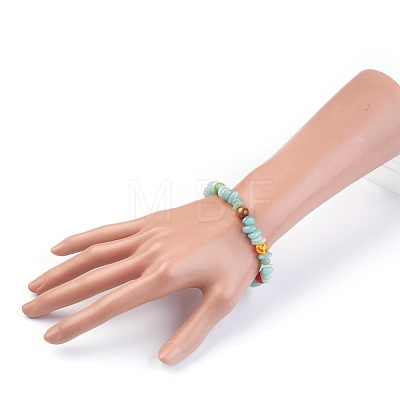 Chakra Jewelry Stretch Bracelets BJEW-JB03941-03-1
