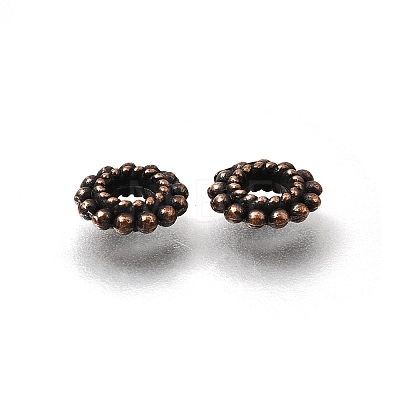 Tibetan Style Alloy Spacer Beads AL-CBA3B63-02R-1