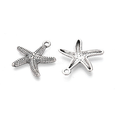Tibetan Style Alloy Pendants TIBEP-T054-09AS-1