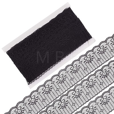 Polyester Lace Trim OCOR-WH0071-035B-1