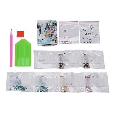 DIY Diamond Painting Stickers Kits For Plastic Mirror Making DIY-F059-38-1