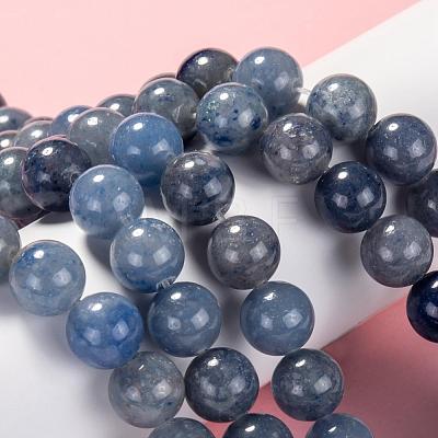 Natural Blue Aventurine Beads Strands G-F380-10mm-1