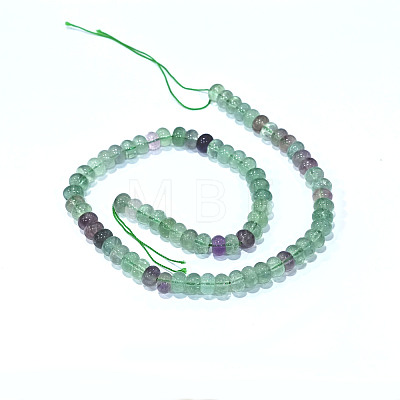 Natural Colorful Fluorite Beads Strands G-D481-19B-1