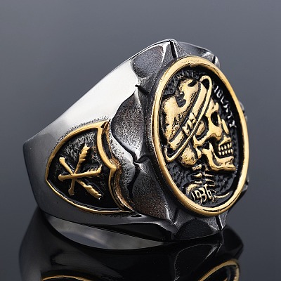 Halloween 304 Stainless Steel Finger Rings for Men FS-WG33C94-12-1