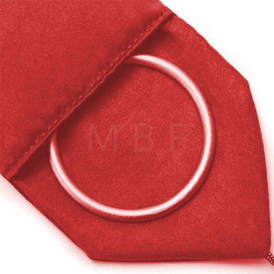 Cloth Bracelet Storage Envelope Bags with Velvet Inside AJEW-WH0475-14B-1