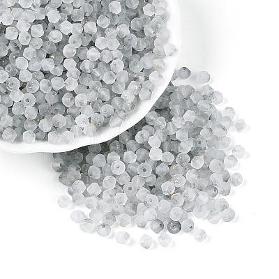 Frosted Glass Seed Beads SEED-N012-01L-1