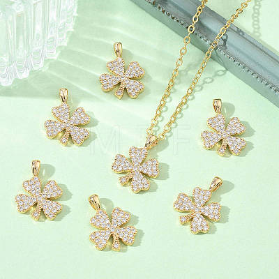 SHEGRACE Brass Clear Cubic Zirconia Pendants XGRQ3K444-564G-1