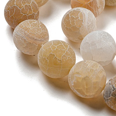 Natural Weathered Agate Beads Strands G-P538-A01-03-1