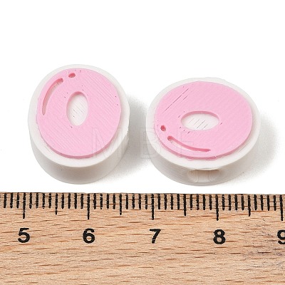 Plastic European Beads PL-CBA02CB-01O-1
